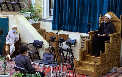 تصاویر/ مراسم سوگواری شهادت امام جواد (ع) در بیوت علما
