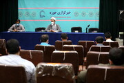 تصاویر/ نشست خبری سخنگوی کمیسیون آموزش و تحقیقات مجلس شورای اسلامی در قم
