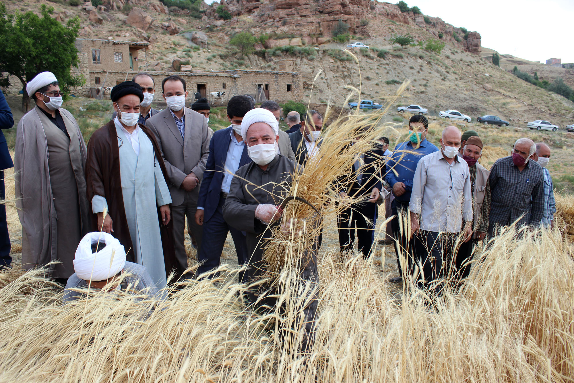 تصاویر/ آئین "خداقوت کشاورز" در بجنورد