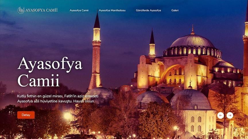 Turkey publishes book on Hagia Sophia Mosque