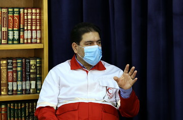 ۸ هزار نیروی رسمی و ۶۵۰ هزار نیروی داوطلب در هلال احمر فعالیت می کنند