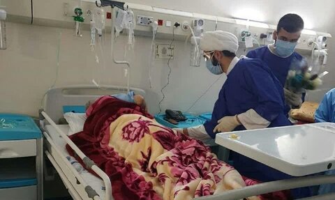 حضور طلاب جهادی در بیمارستان ها