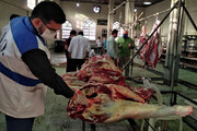 تصاویر/ تهیه و توزیع گوشت قربانی در ابرکوه