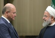 ایرانی صدر کا عراقی ہم منصب سے ٹیلیفونک رابطہ، دوطرفہ تعلقات پر تبادلہ خیال