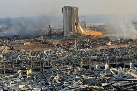 l'explosion tragique du port de Beyrouth