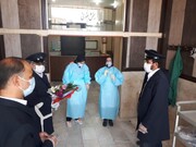 تصاویر/تجلیل از پزشکان و پرستاران سادات در یزد