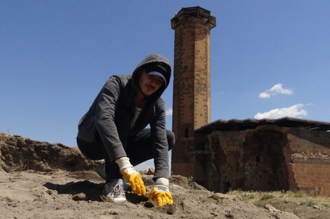 Excavation underway around Anatolia's first Turkish mosque