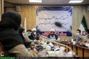 بالصور/ اجتماع مسؤولي لجنة الأمر بالمعروف والنهي عن المنكر في طهران مع الإعلاميين