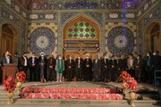 تصاویر/ نشست جامعه ستایشگران استان قم در مسجد مقدس جمکران