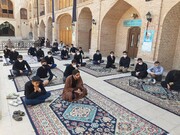 تصاویر/ آغاز طرح میثاق طلبگی در مدارس علمیه قزوین