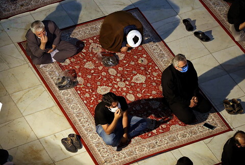 عزاداری هیئت فاطمیون در مسجد مقدس جمکران