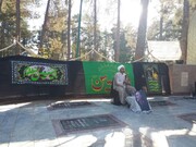 تصاویر/ عزاداری طلاب مدرسه علمیه خواهران کوهدشت در فضای باز