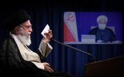 La réunion du cabinet avec l'imam Khamenei via la visioconférence