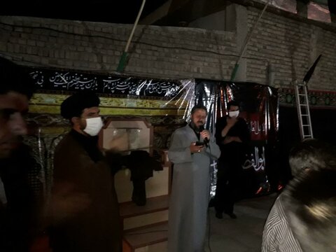 تصاویر/ برگزاری مراسم عزای حسینی در مدرسه علمیه امام باقر (ع) کامیاران