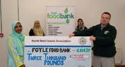 کمک ۳ هزار یورویی مسلمانان ایرلند شمالی به بانک غذا