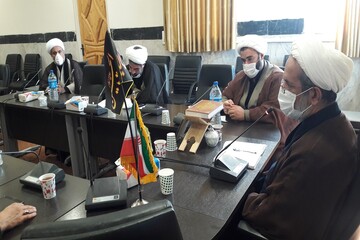 تصاویر/ نشست معاونین پژوهش مدارس علمیه استان کرمانشاه