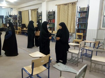 تصاویر / بازدید نماینده مردم مرند و جلفا در مجلس شورای اسلامی از مدرسه علمیه فاطمیه جلفا