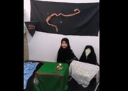 فیلم | شعرخوانی دختر خردسال برای امام حسین(ع)