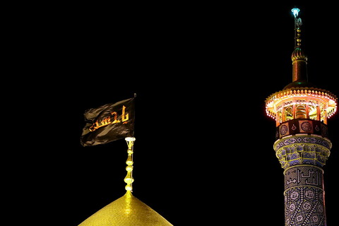 تصاویر/ حال و هوای حرم حضرت فاطمه معصومه(س) در شب هفتم محرم