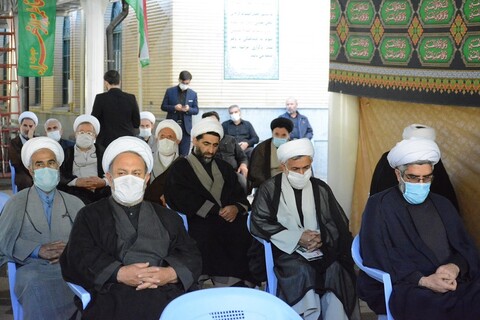 تصاویر/ مراسم عزاداری علما در دفتر امام جمعه ارومیه