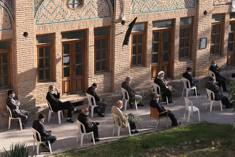 تصاویر/  مراسم عزاداری روز هفتم محرم در مدرسه شیخ الاسلام