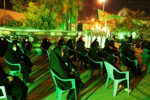 تصاویر/ برگزاری مراسم عزداری در هشتمین شب محرم