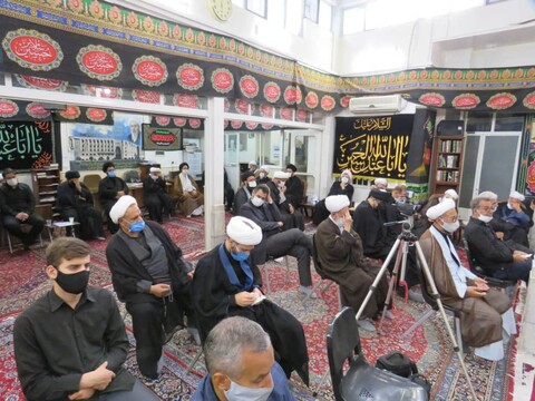 تصاویر/ مراسم عزاداری حسینی در دفتر آیت الله فاضل لنکرانی