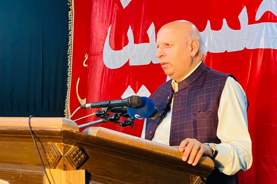 حضرت امام حسین ( ع ) کا نام ہر دل و روح میں بسا ہے، گورنر پنجاب