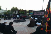 تصاویر/ مراسم عزاداری امام حسین(ع) در مدرسه علمیه امام علی (ع) سلماس