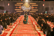 تصاویر/ مراسم سوگواری  هیئت فدائیان حسین(ع) در دانشگاه آزاد اسلامی اصفهان