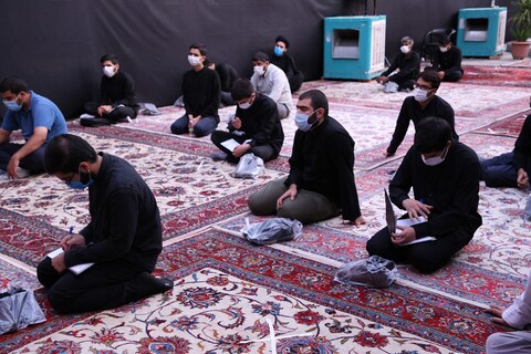 تصاویر/ مراسم عزاداری اباعبدالله الحسین(ع) در مدرسه علمیه مروی تهران