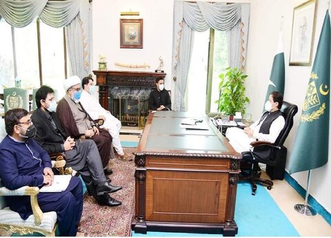 علامہ ناصر عباس کی وفد کے ہمراہ وزیراعظم عمران خان سے ملاقات