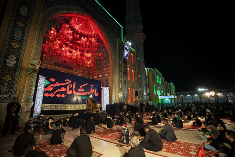 مراسم عزاداری شب تاسوعای حسینی در مسجد مقدس جمکران