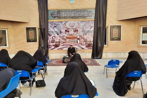 تصاویر/ مراسم عزاداری روز تاسوعا در مدرسه علمیه الزهرا (س) ارومیه