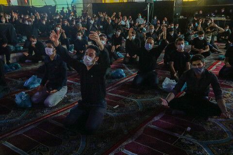 مراسم سوگواری حسینی هیئت نوجوانان باران در مسجد جامع اصفهان
