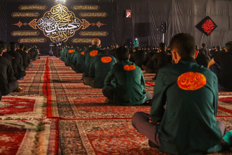 مراسم سوگواری  هیئت فدائیان حسین(ع) در دانشگاه آزاد اسلامی اصفهان