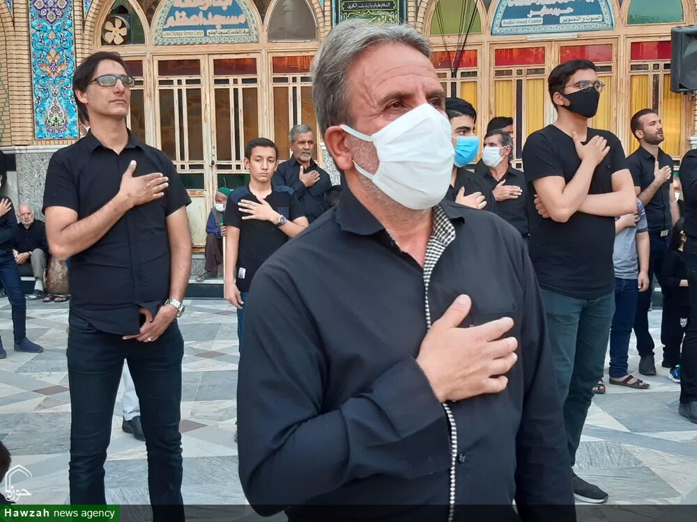 تصاویر/ عزاداری تاسوعا در حرم مطهر محمد هلال بن علی (ع) آران و بیدگل