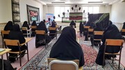 برگزاری مراسم عزاداری در مدرسه علمیه فاطمه الزهرا (س) شهرستان کبودرآهنگ