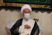 Cérémonie de deuil d’imam Hossein en présence du Grand Ayatollah Makarem-Chirazi + Photos
