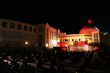 فیلم | عزاداری امام حسین (ع) در مدرسه علمیه کاظمیه یزد