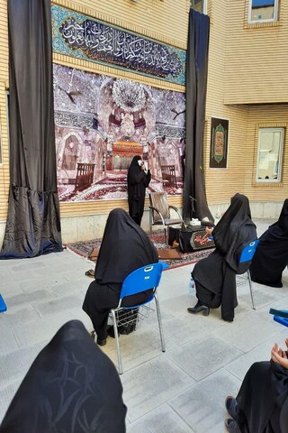تصاویر/ عزاداری روز عاشورا در مدرسه علمیه الزهرا (س) ارومیه