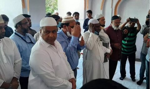 مسجد ۴۰۰ ساله حیدرآباد بازگشایی شد