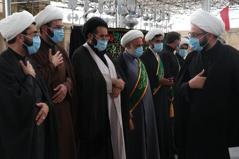 عزاداری طلاب و روحانیون شیرازی در سوگ سیدالشهدا(ع)