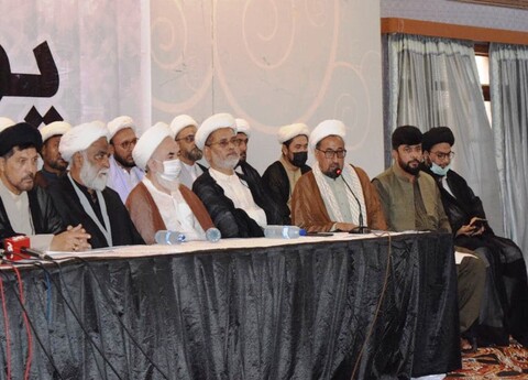 شیعہ علماء و ذاکرین کی گرفتاریوں کے خلاف علماۓ امامیہ کراچی کی پریس کانفرنس