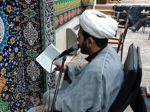 تصاویر/تصاویر/ عزاداری حضرت سیدالشهدا(ع) در مدرسه علمیه حضرت زینب(س) آران و بیدگل