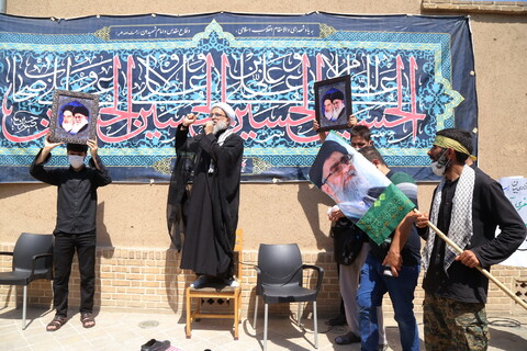 تصاویر / تجمع اعتراضی‌ طلاب‌ قم در محکومیت‌ توهین به پیامبر اکرم (ص)