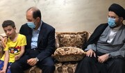 هیئتی از دفتر آیت‌الله سیستانی با خانواده قربانیان انفجار بیروت دیدار کرد