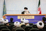 تصاویر/ نشست نمایندگان استانی دفتر اجتماعی سیاسی حوزه با آیت الله حسینی بوشهری