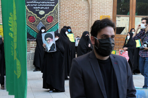 تصاویر / تجمع اعتراضی مردم همدان در محکومیت اهانت وقیحانه به پیامبر اسلام