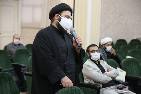 نشست نمایندگان استانی دفتر اجتماعی سیاسی حوزه با آیت الله حسینی بوشهری
